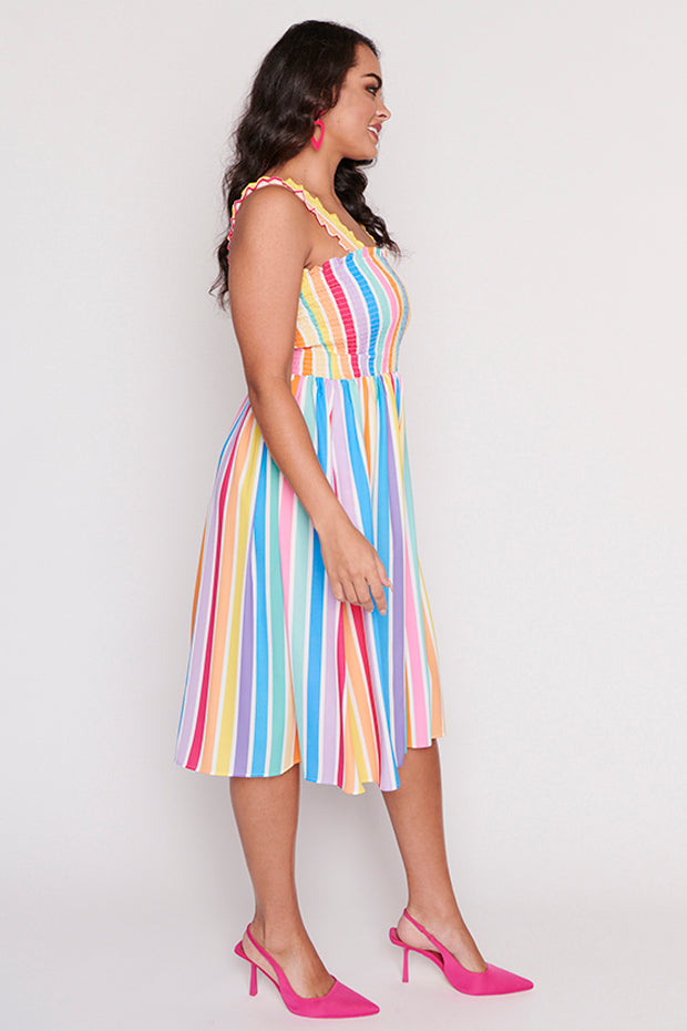 Wallflower LPD Candy Stripe Dress โ LPD Candy Stripe midi dress