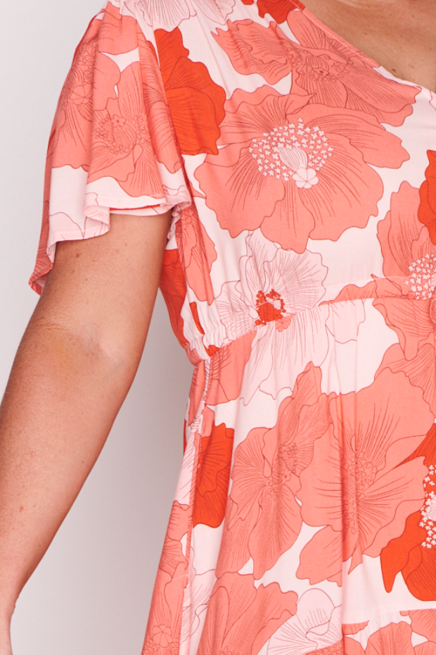 Alexia Popping Orange Dress – Popping Orange maxi dress