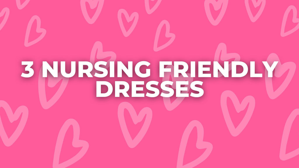 3 Nursing friendly dresses for our stylish mamas!