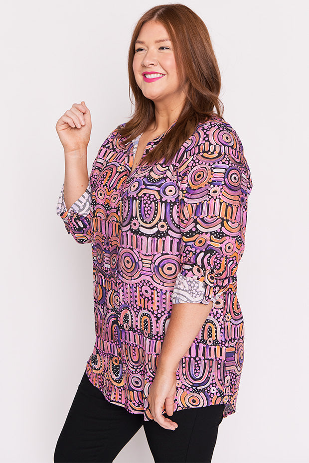 Tabetha Maramayart Shirt – Maramayart longline shirt