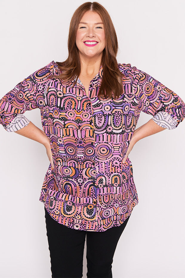 Tabetha Maramayart Shirt – Maramayart longline shirt