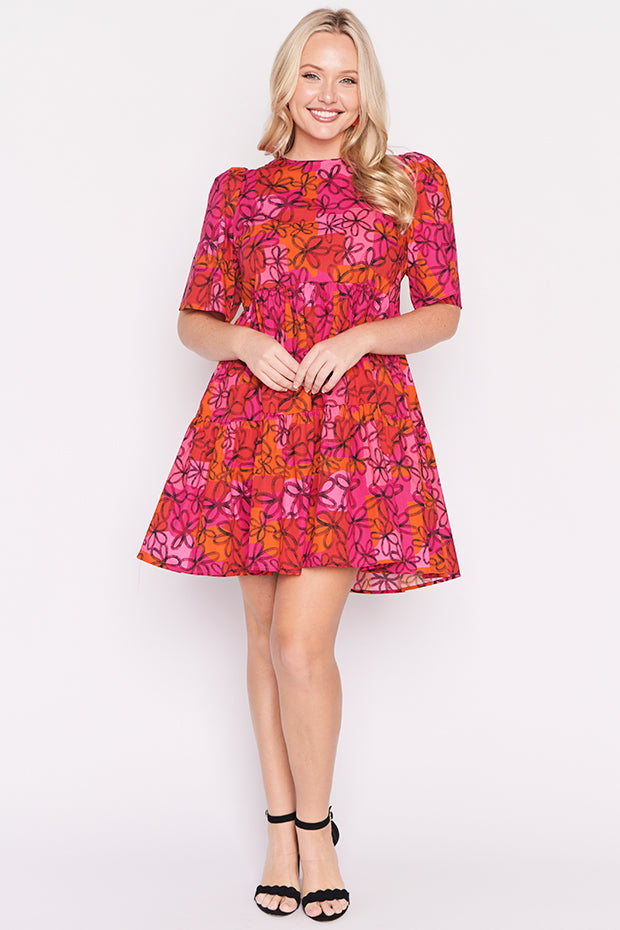 Isadora Black Jasmine Dress – Black Jasmine mini dress