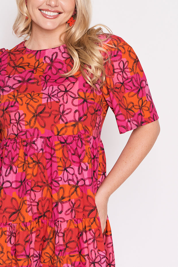 Isadora Black Jasmine Dress – Black Jasmine mini dress