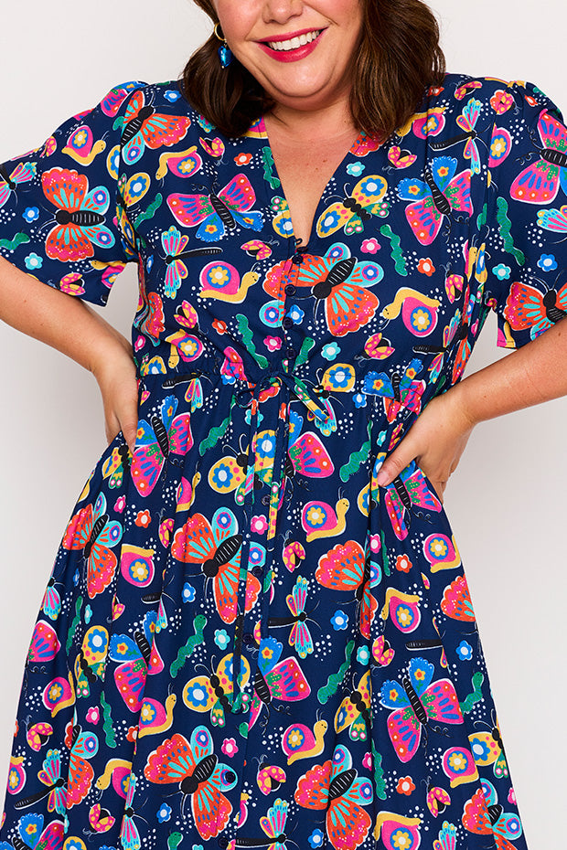 Marley Beautiful Bugs Dress – Beautiful Bugs midi dress