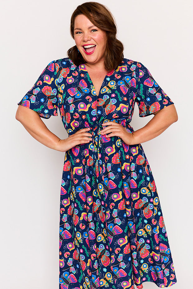Marley Beautiful Bugs Dress – Beautiful Bugs midi dress