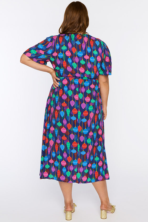 Michelle Christmas Ornaments Dress – Christmas Ornaments midi dress