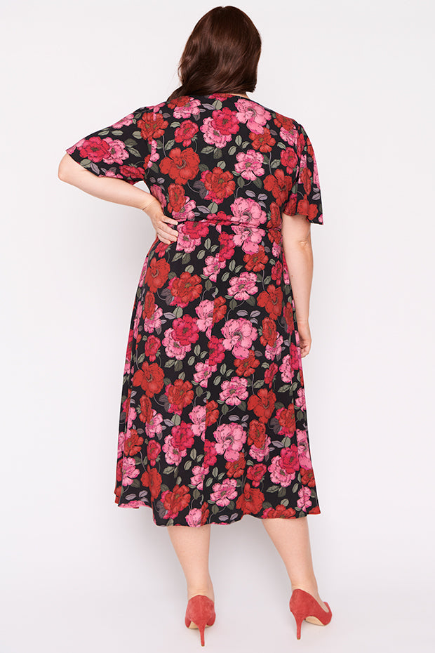 Michelle Delicate Petal Dress – Delicate Petal midi dress