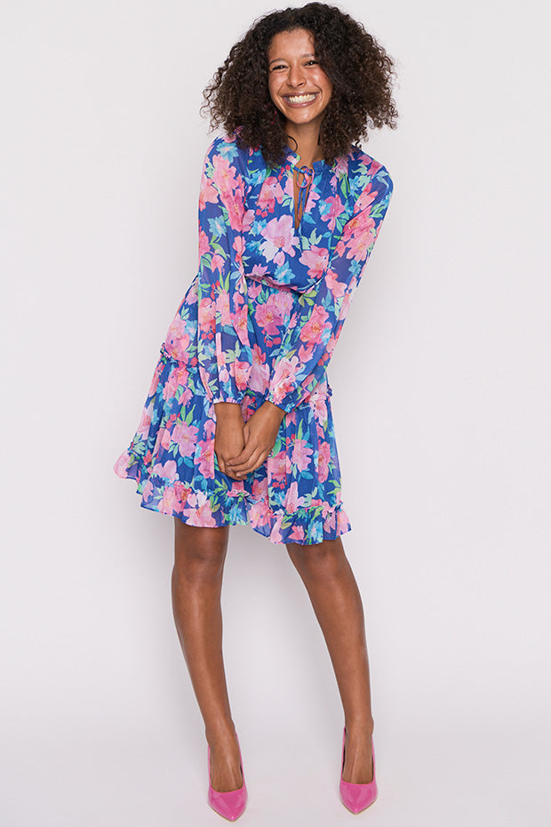 Wildflower Tropical Watercolour Dress – Tropical Watercolour floral dress