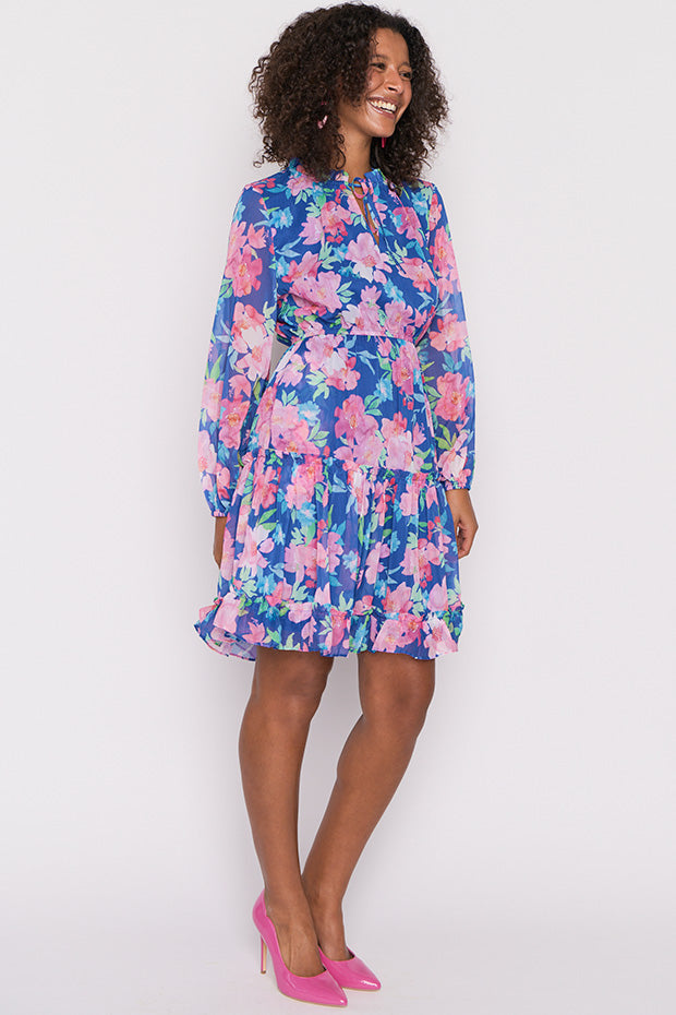 Wildflower Tropical Watercolour Dress – Tropical Watercolour floral dress