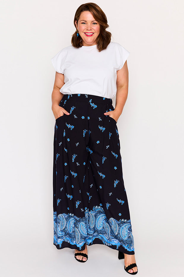 Xane Dancing Paisley Pant – Dancing Paisley wide leg pants