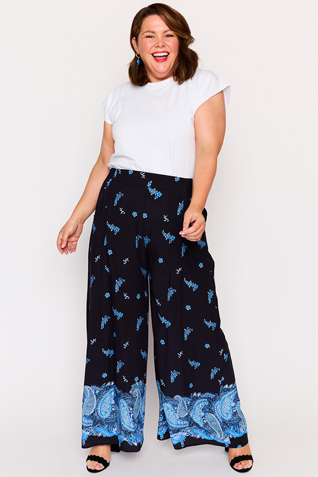Xane Dancing Paisley Pant – Dancing Paisley wide leg pants
