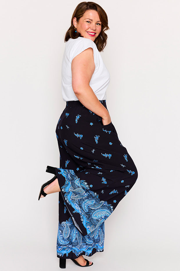 Xane Dancing Paisley Pant – Dancing Paisley wide leg pants
