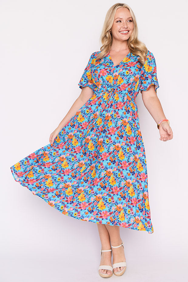 Michelle Sky Garden Dress – Sky Garden midi dress