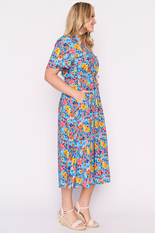 Michelle Sky Garden Dress – Sky Garden midi dress