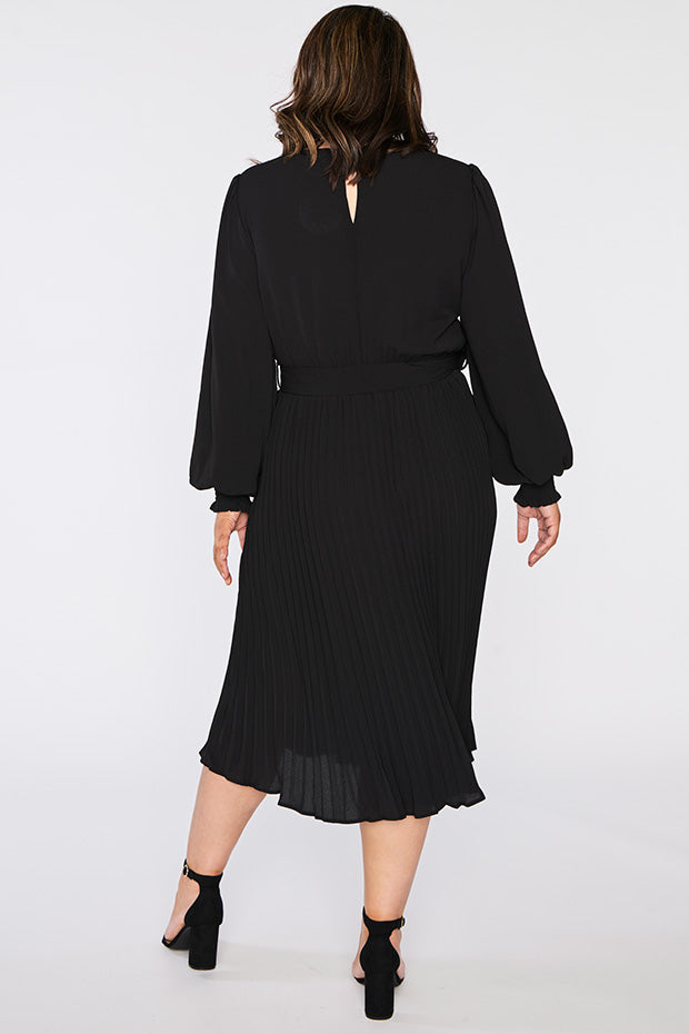 Vivian Black Dress – Black midi dress