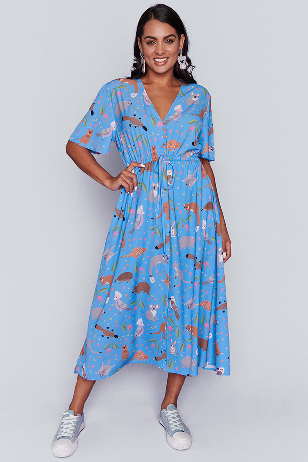 Marley Sweet Aussie Animals Dress – Sweet Aussie Animals midi dress