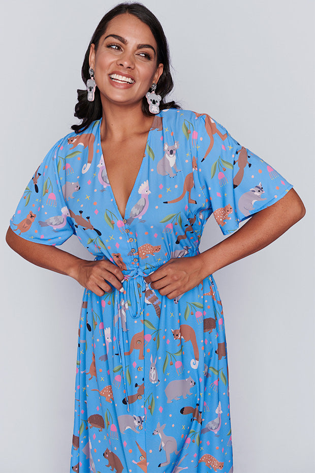 Marley Sweet Aussie Animals Dress – Sweet Aussie Animals midi dress