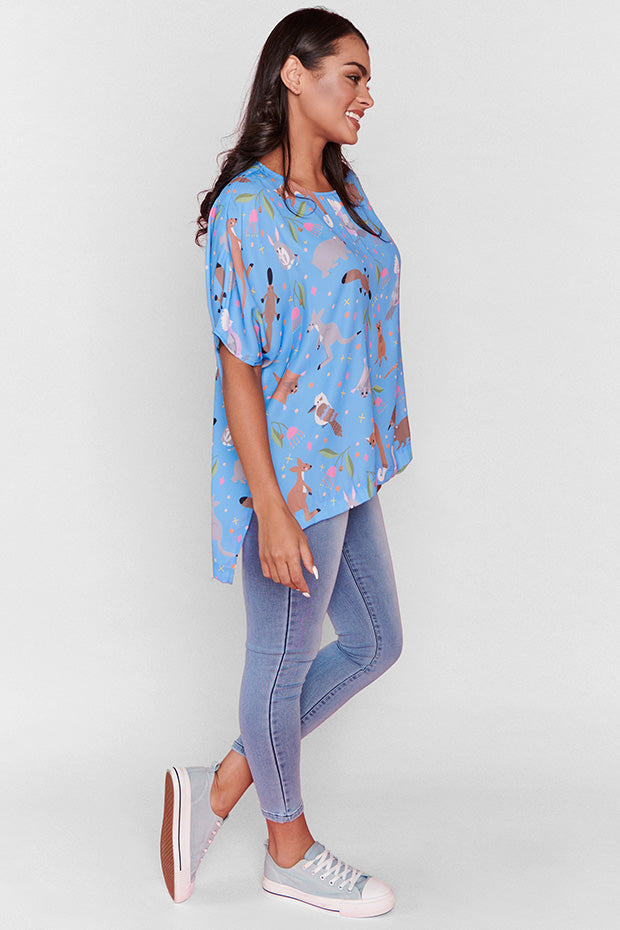 Serena Sweet Aussie Animals Top – Sweet Aussie Animals loose top
