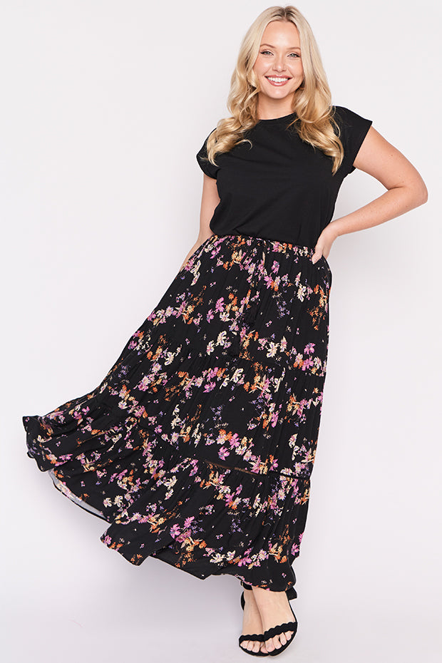 Alexandra Sunset Shadow Skirt – Sunset Shadow maxi skirt