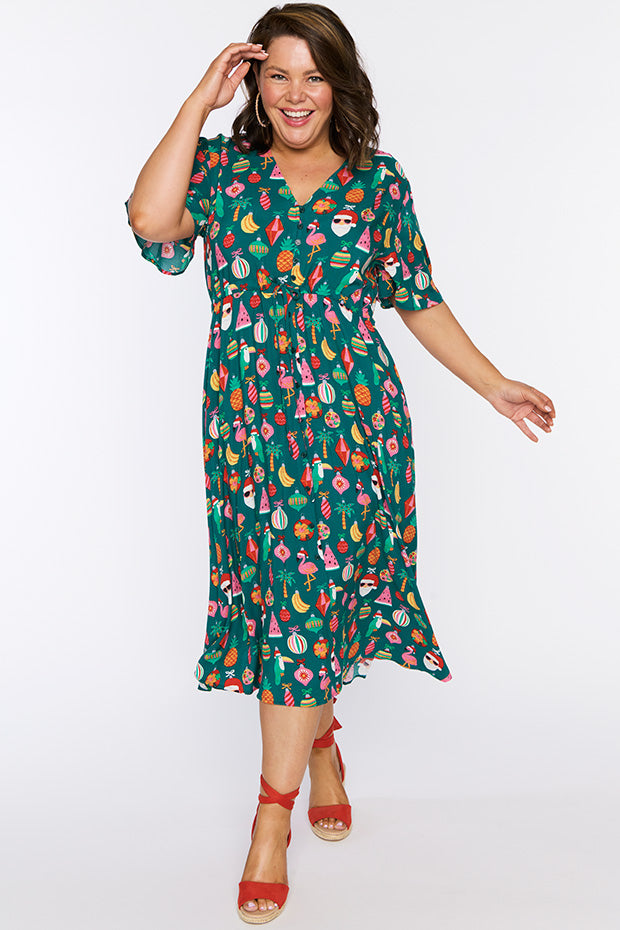 christmas vacation dress National Lampoon Christmas Vacation Margo National Lampoon's Vacation (1983) A-Line Dress by Lick-Design