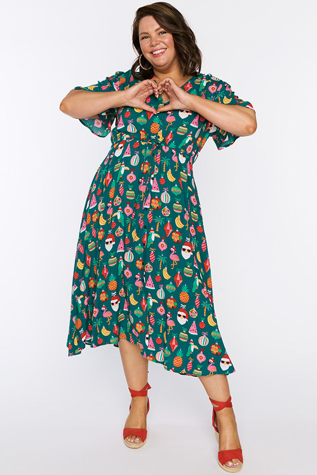 Michelle Christmas Vacation Dress – Christmas Vacation midi dress