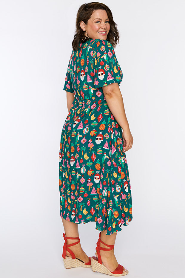 Michelle Christmas Vacation Dress – Christmas Vacation midi dress