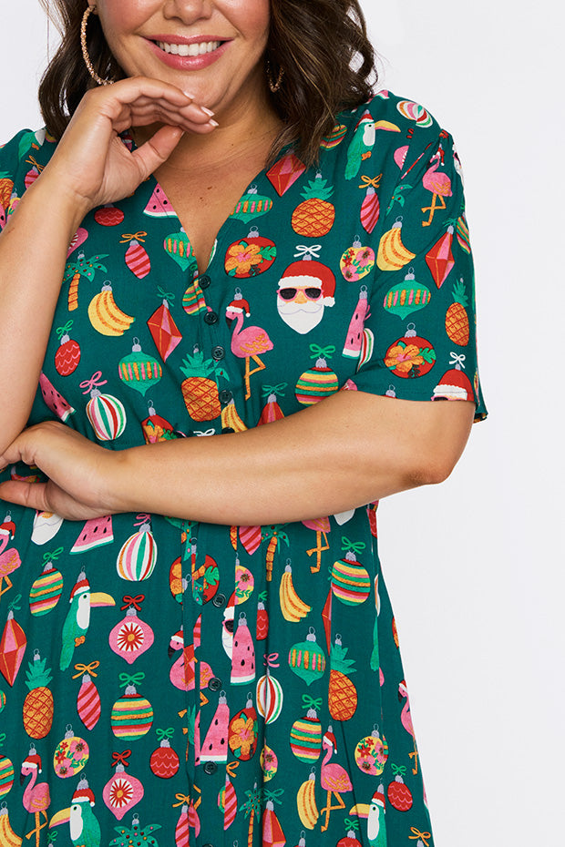 Michelle Christmas Vacation Dress – Christmas Vacation midi dress