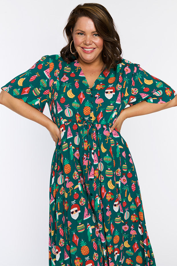 Michelle Christmas Vacation Dress – Christmas Vacation midi dress