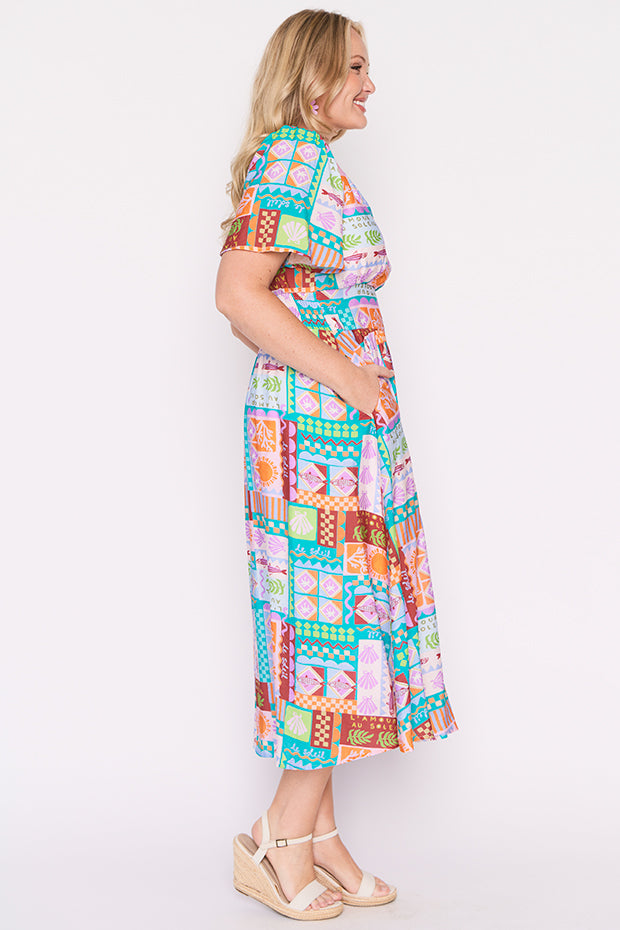 Evie Love In The Sun Dress – Love In The Sun midi dress