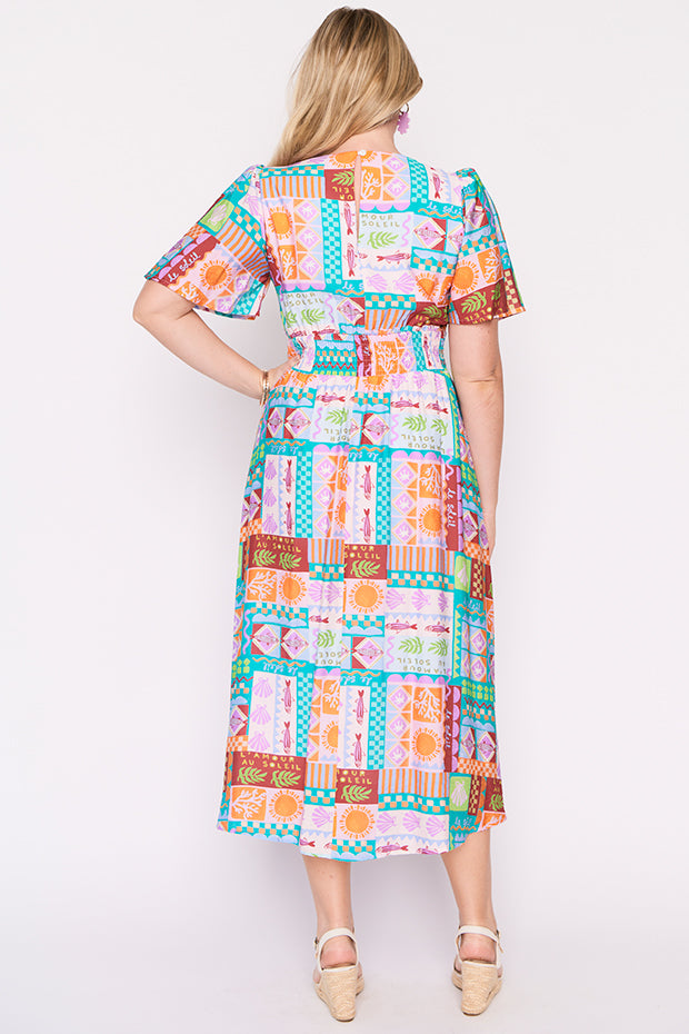 Evie Love In The Sun Dress – Love In The Sun midi dress