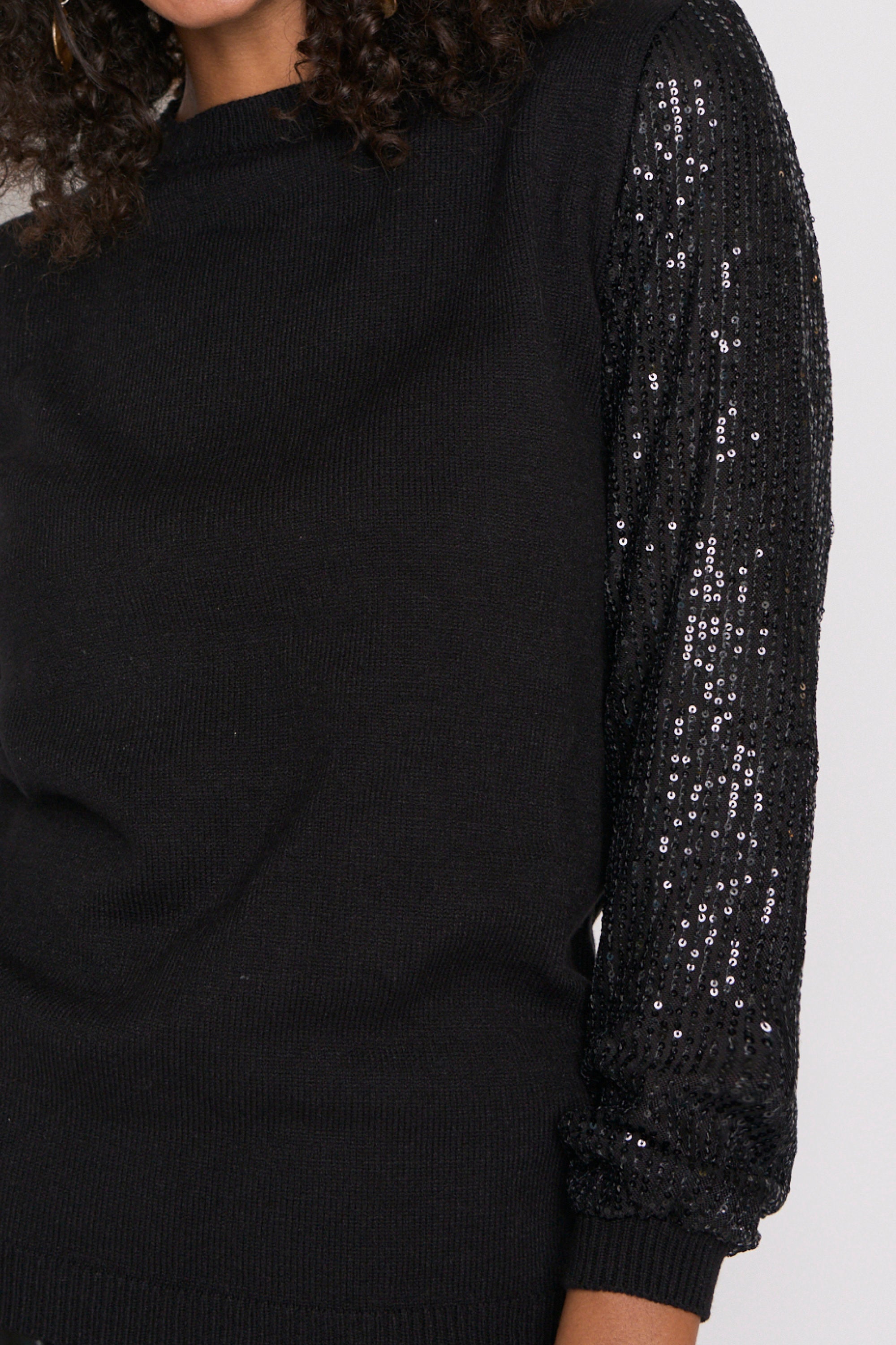Larrah Black Jumper – Black knit jumper