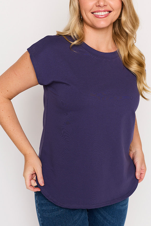 Milano Navy Top – Navy loose top