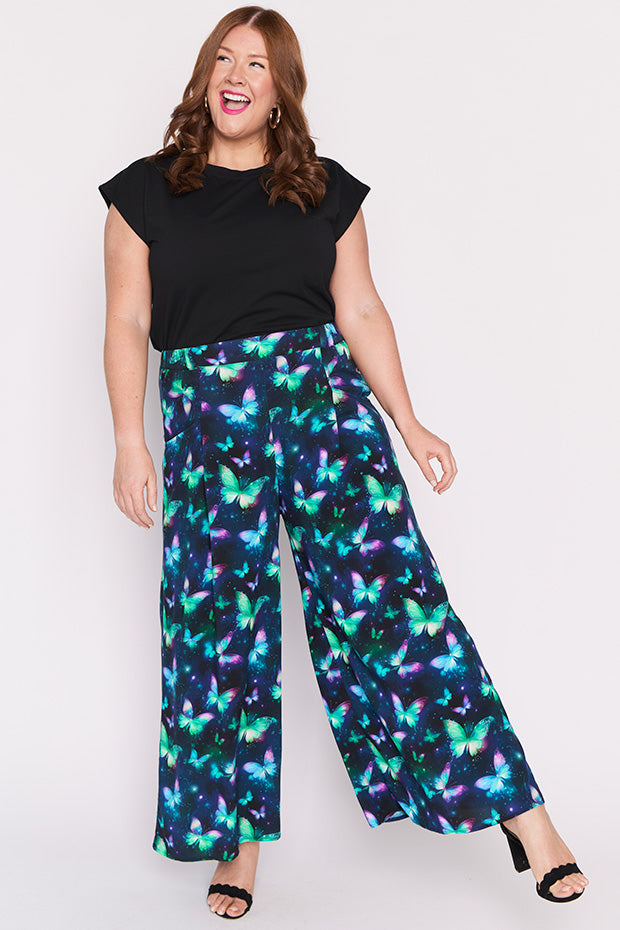 Xane Butterfly Aura Pant – Butterfly Aura wide leg pants