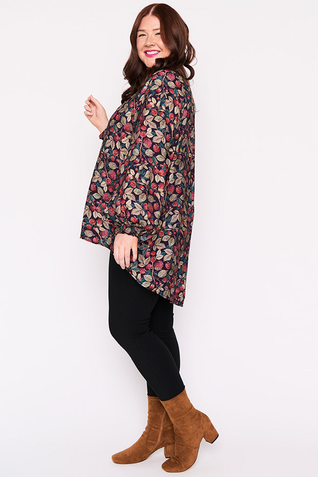 Jillian Raspberry Forest Shirt – Raspberry Forest top