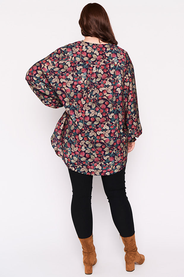 Jillian Raspberry Forest Shirt – Raspberry Forest top