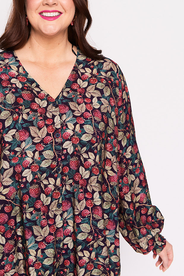 Jillian Raspberry Forest Shirt – Raspberry Forest top