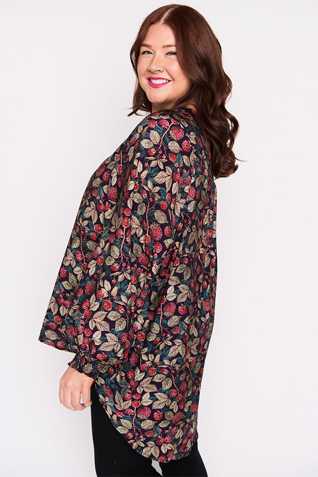 Jillian Raspberry Forest Shirt – Raspberry Forest top