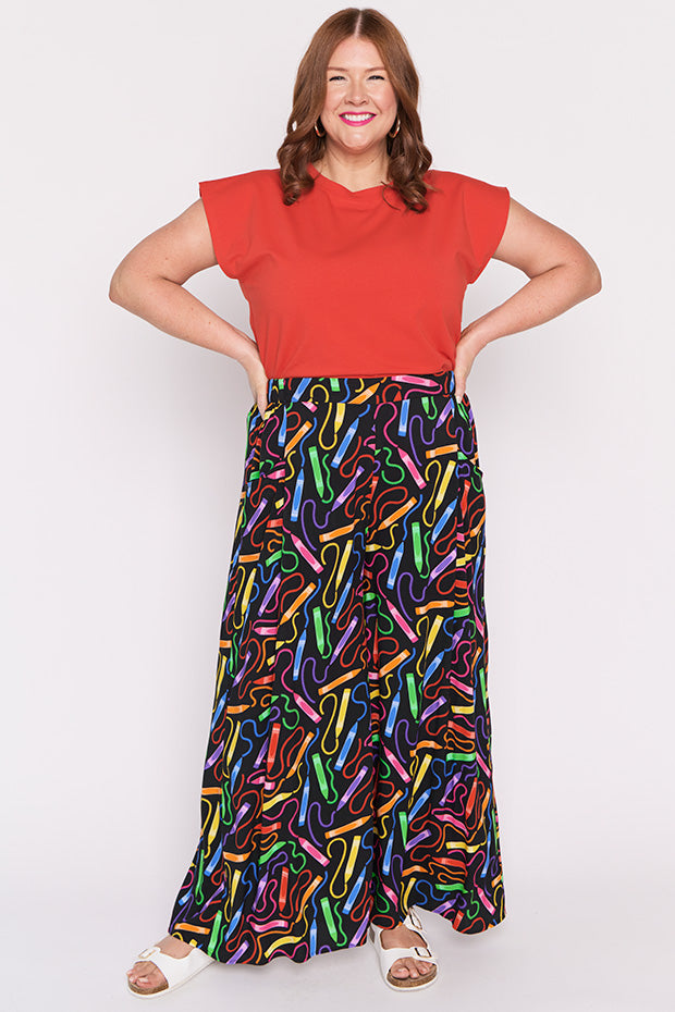 Xane Crazy Crayons Pant – Crazy Crayons wide leg pants