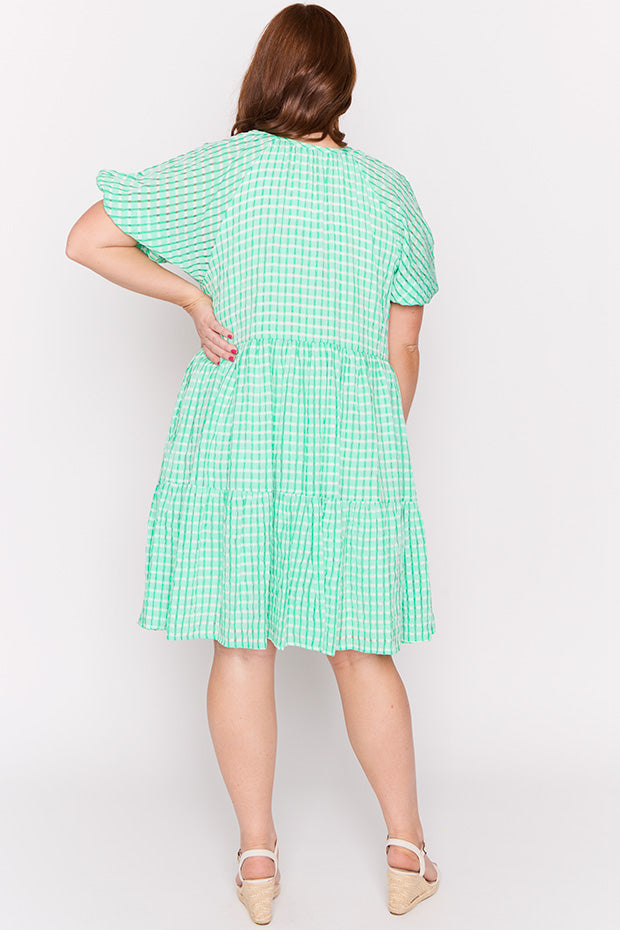 Kya Green Dress – Green midi dress