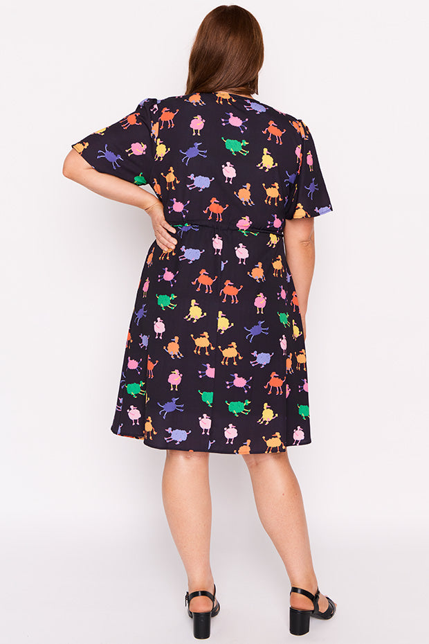 Siena Poodles Dress – Poodles knee length dress
