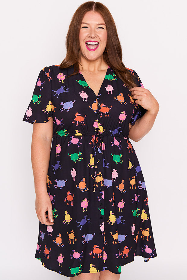 Siena Poodles Dress – Poodles knee length dress