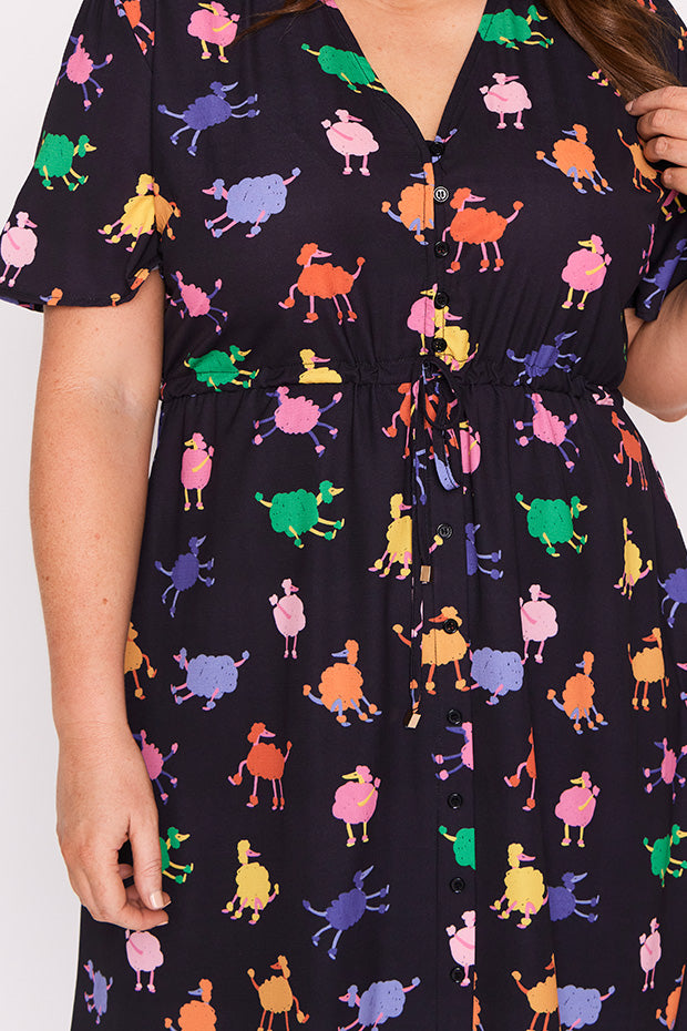 Siena Poodles Dress – Poodles knee length dress