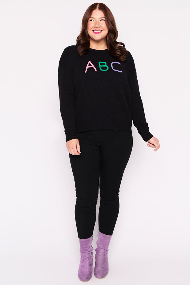 Playschool Black Knit – Black knit jumper
