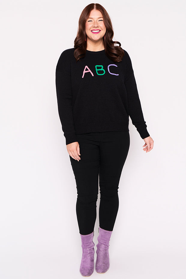 Playschool Black Knit – Black knit jumper