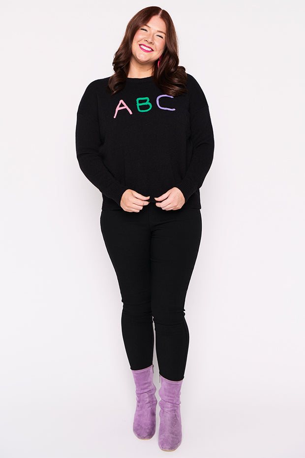 Playschool Black Knit – Black knit jumper