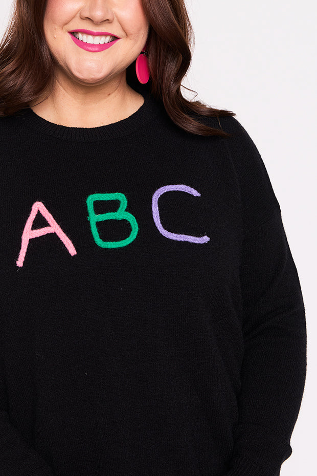 Playschool Black Knit – Black knit jumper