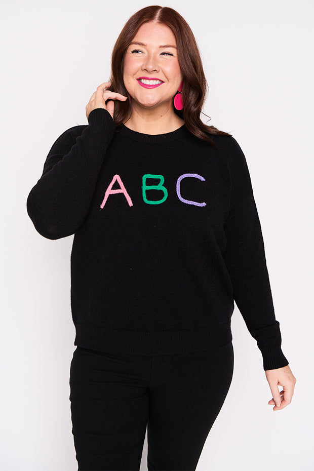 Playschool Black Knit – Black knit jumper