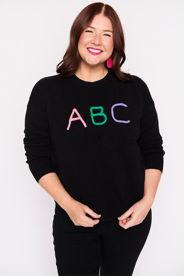 Playschool Black Knit – Black knit jumper