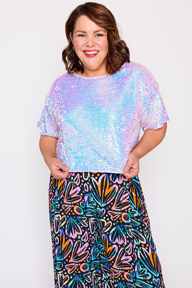 Astra Mermaid Sequin Top – Mermaid Sequin top