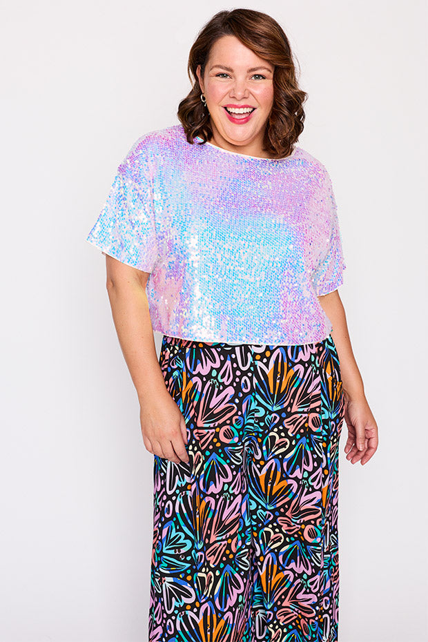 Astra Mermaid Sequin Top – Mermaid Sequin top